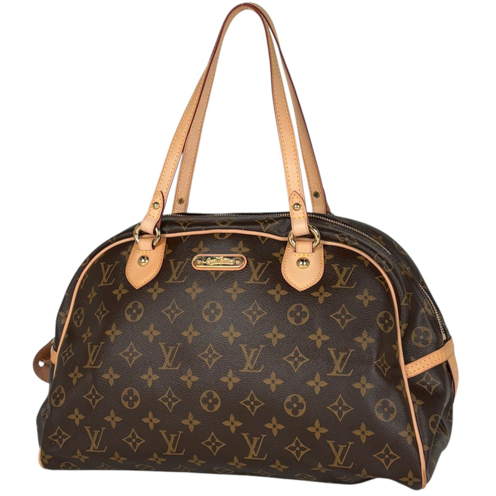 LOUIS VUITTON Authentic Brown Monogram Tote Bag